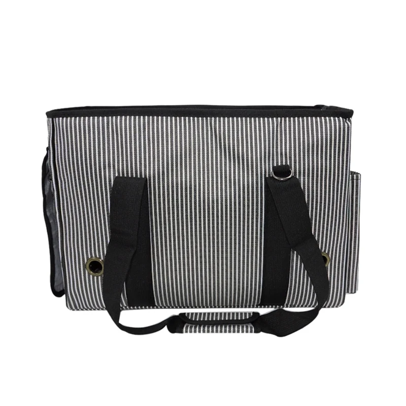 Хит продаж сумка для собак полосатая переноска дышащая щенков водонепроницаемая
