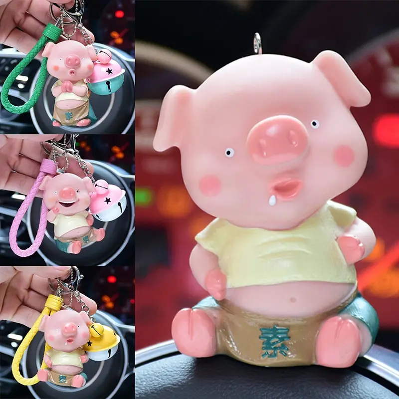 3D поцелуй брелок с дизайном Поросёнок для пары прекрасный подарок влюбленных