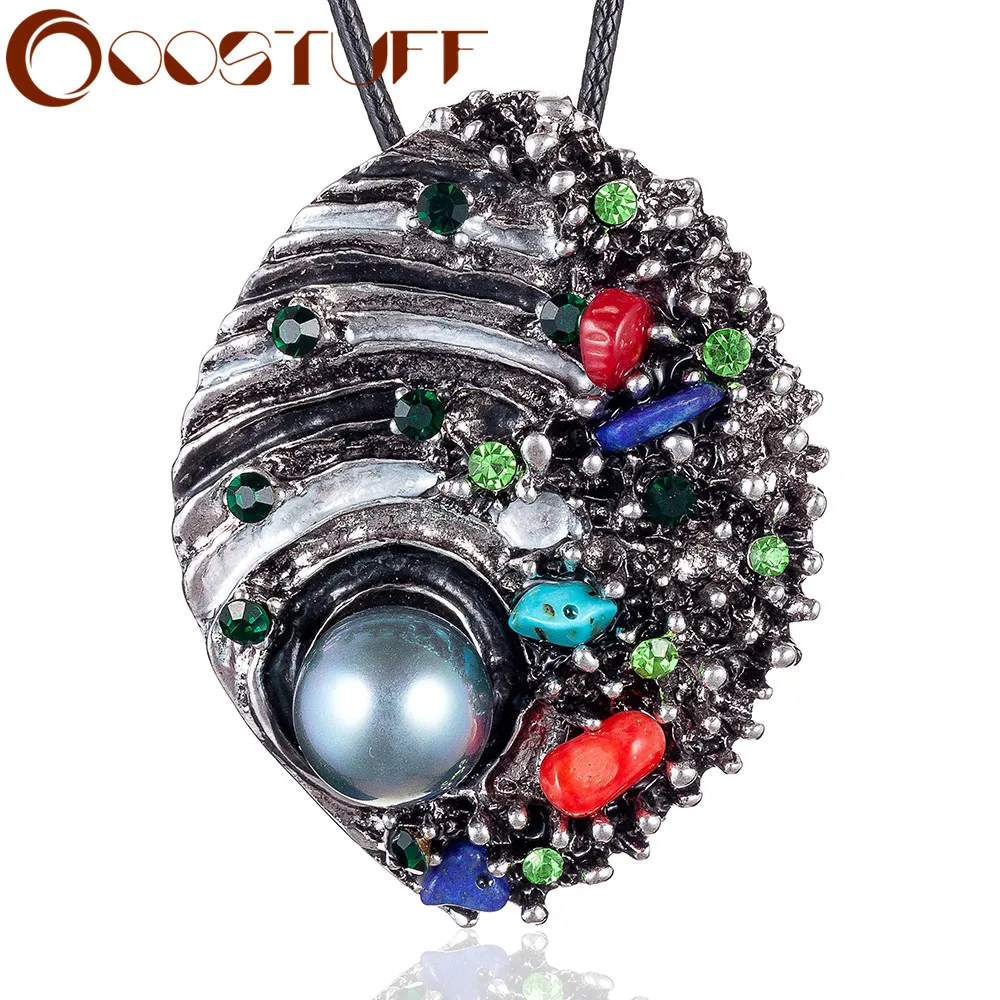 Длинное ожерелье подвески в виде рыбы Винтажные Ювелирные изделия для женщин