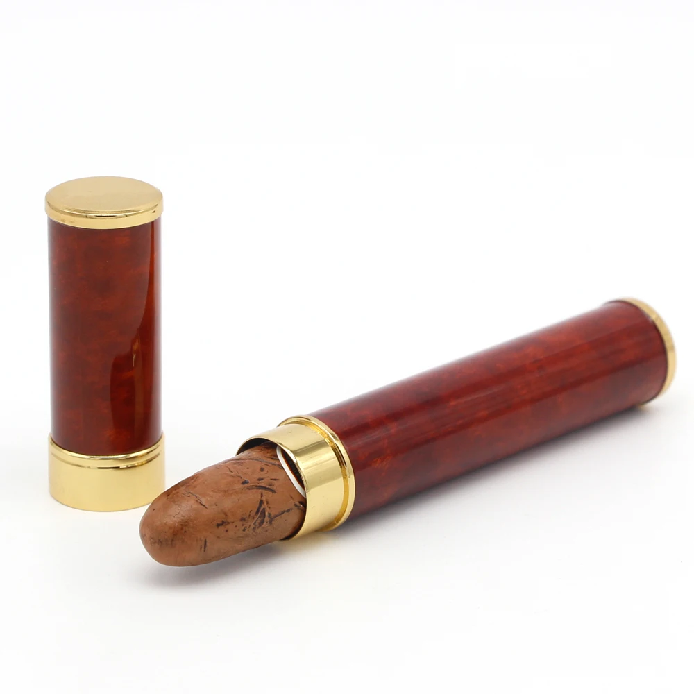 COHIBA трубка для сигар красная портативная сигара Чехол Коробка Мини Путешествия 1
