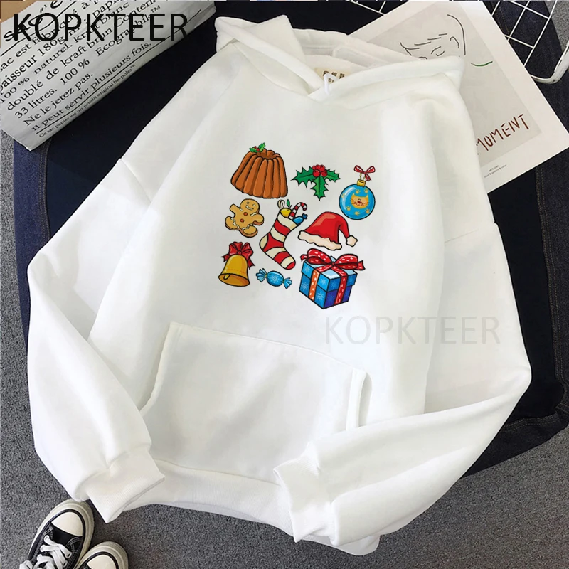 

Женские толстовки подарок на Рождество/конфеты, женские толстовки Harajuku Ulzzang, новинка 2021, модные толстовки, худи с длинным рукавом и капюшоно...