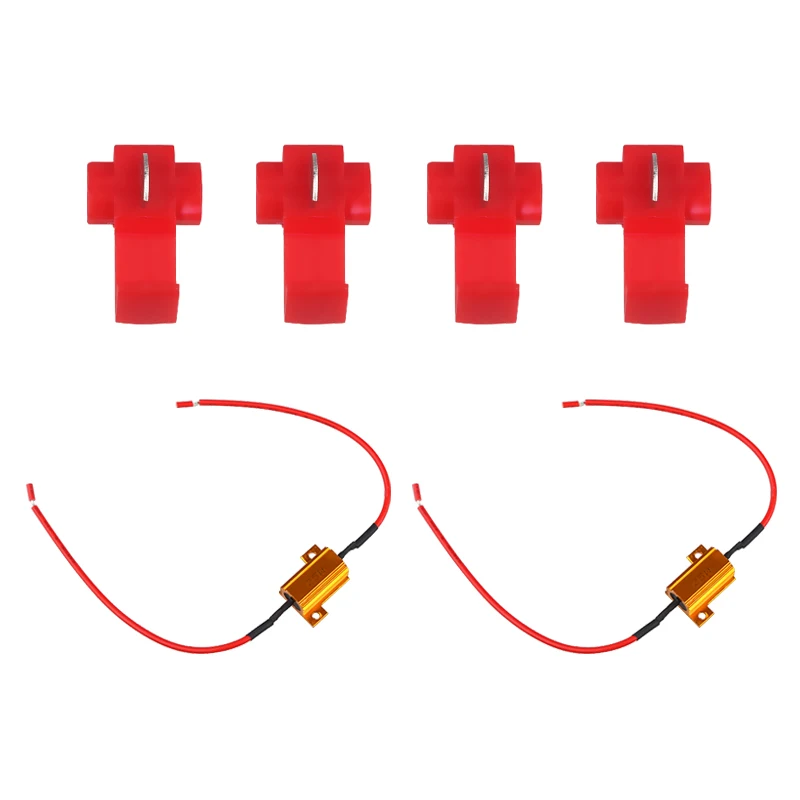 2 шт. светодиодный декодер 25 Вт Ом с низким энергопотреблением 12 В | Автомобили и