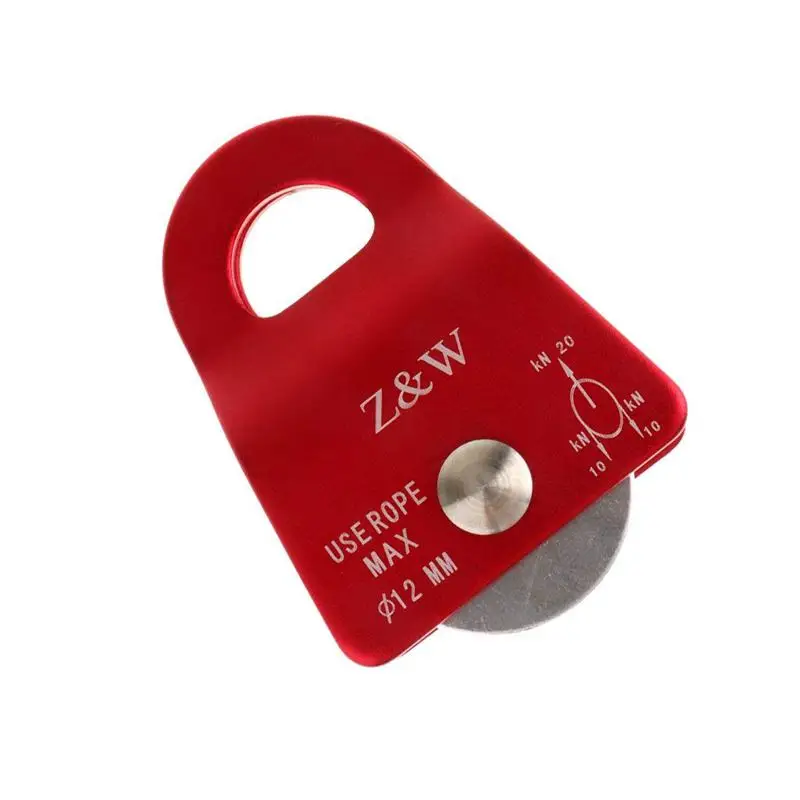 Aluminum Alloy 20 KN Universal Use Small Mobile Pulley For Climbing Rope 12mm | Инструменты