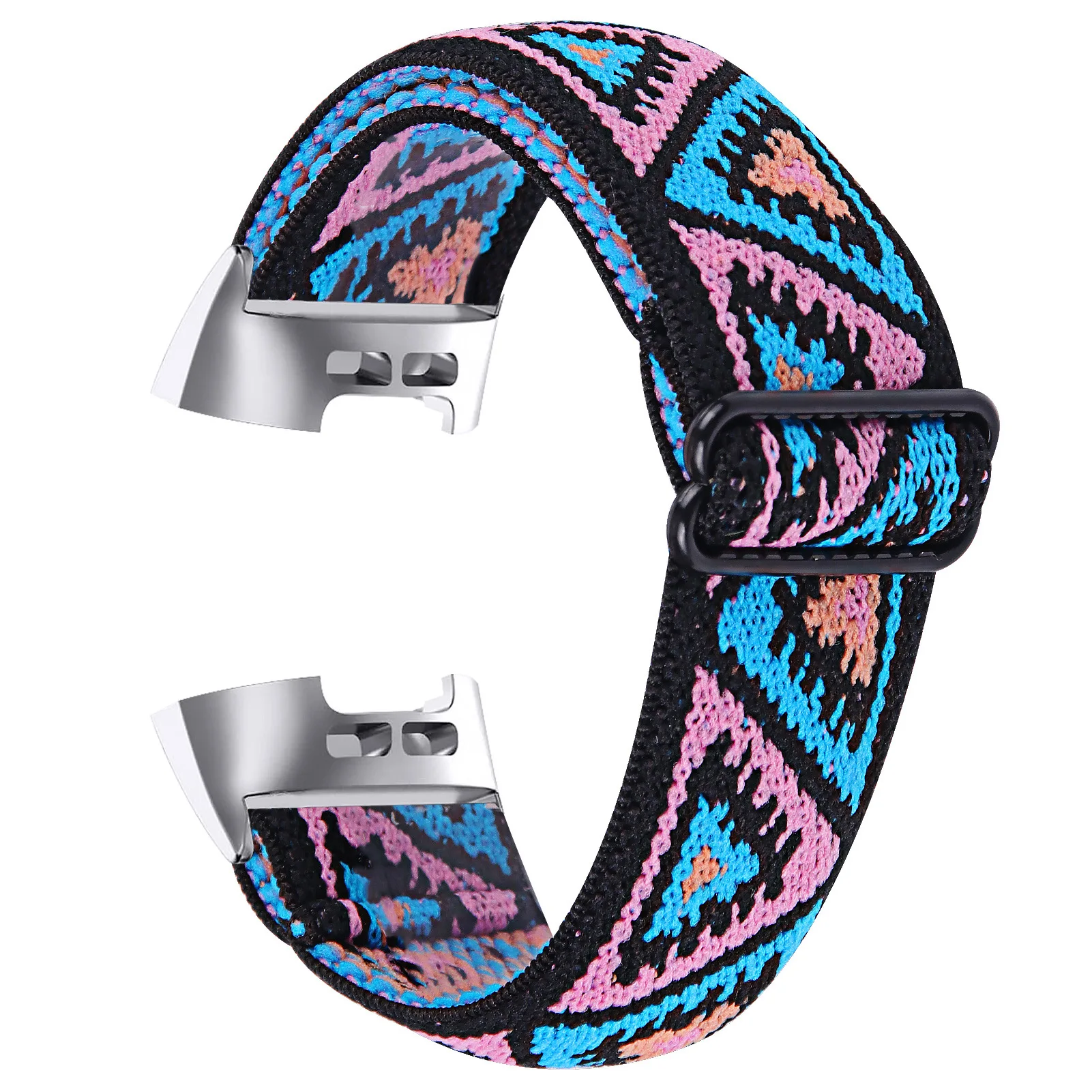 Ремешок на запястье для Fitbit Charge 3/4 нейлоновый эластичный ремешок мягкий браслет