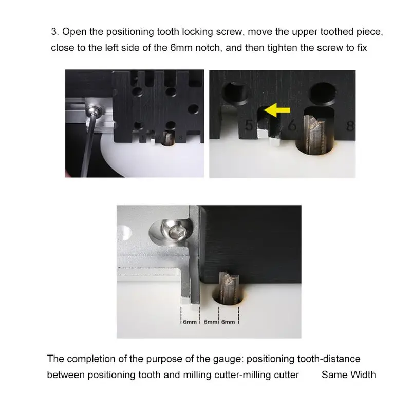 

Woodworking Tenon Gauge Template Track Miter Mortise Dovetail Maker Jig Block