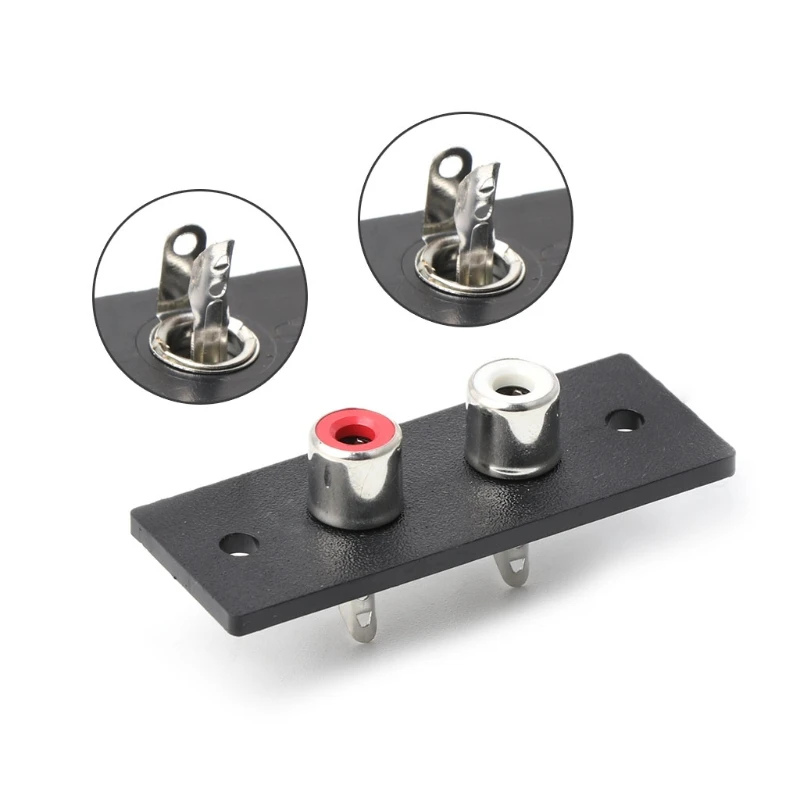 2 варианта RCA терминал настенная панель пластина Вход Phono шасси разъем AV аудио