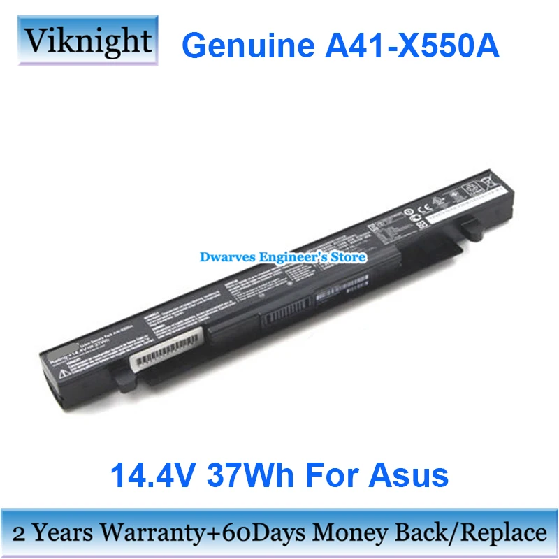 14 4 В A41X550A оригинальный A41 X550A Аккумулятор для ASUS X550C X550B X550V X550D X450C X450 X452 Y581CA R510L