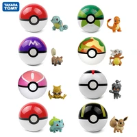 15 styles pokemon anime figure elf ball pikachu eevee squirtle abra jangmo o toy model for children birthday gifts
