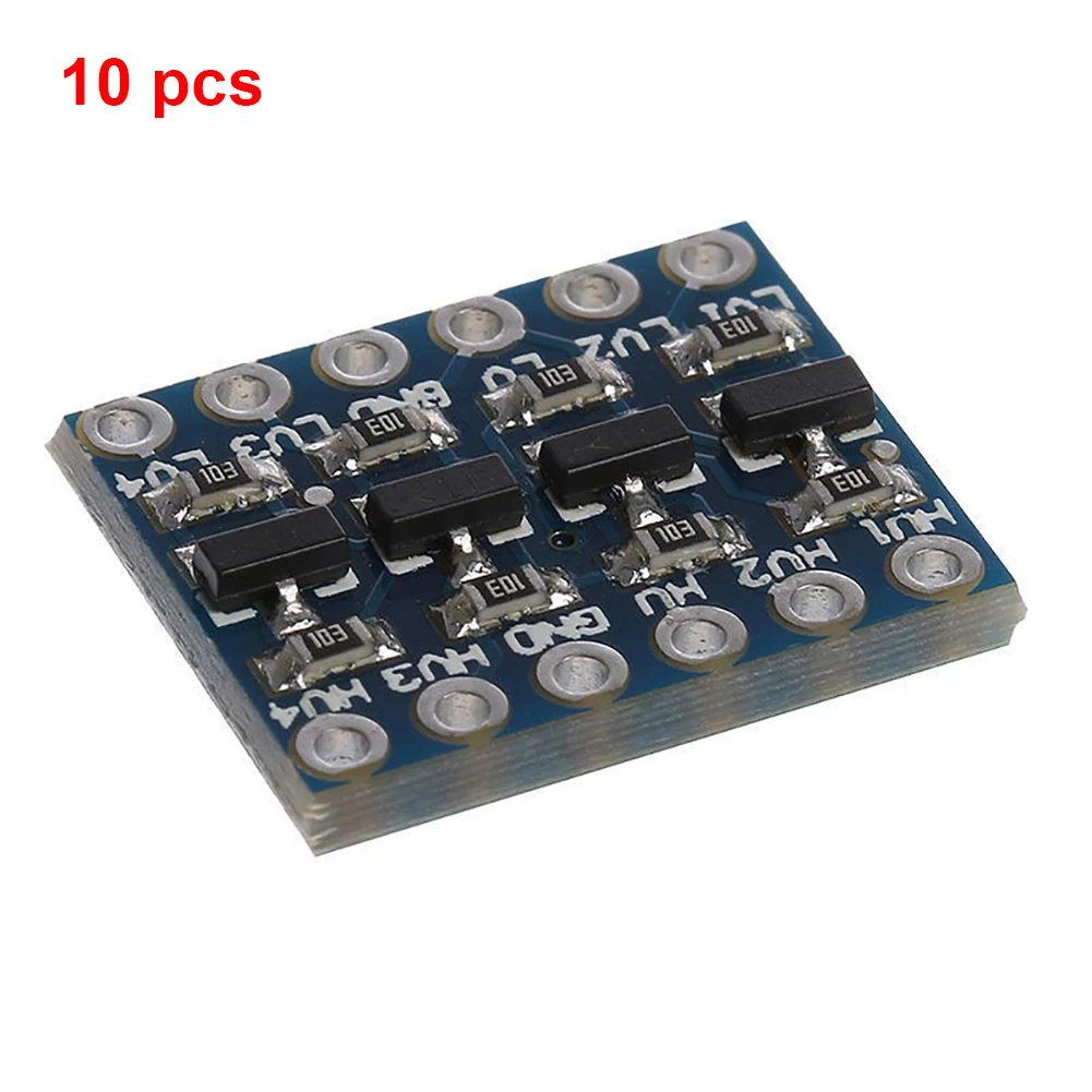 

10pcs Accessories Mini 4 Channel Logic Level Convert Practical IIC I2C 5V To 3.3V Integrated Circuit Bi Directional Module