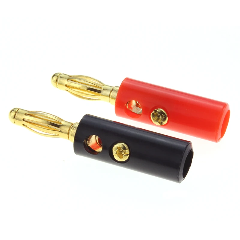 10 шт. фиксированная головка типа фонарь/банан динамик винт 4 мм аудио разъем для