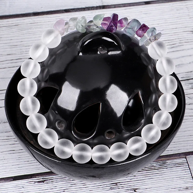 

Chipped Gravel Beads Healing Crystal Bracelets For Women Gifts Reiki Natural Stone 7 Chakra Bracelet 2020 Pulseras