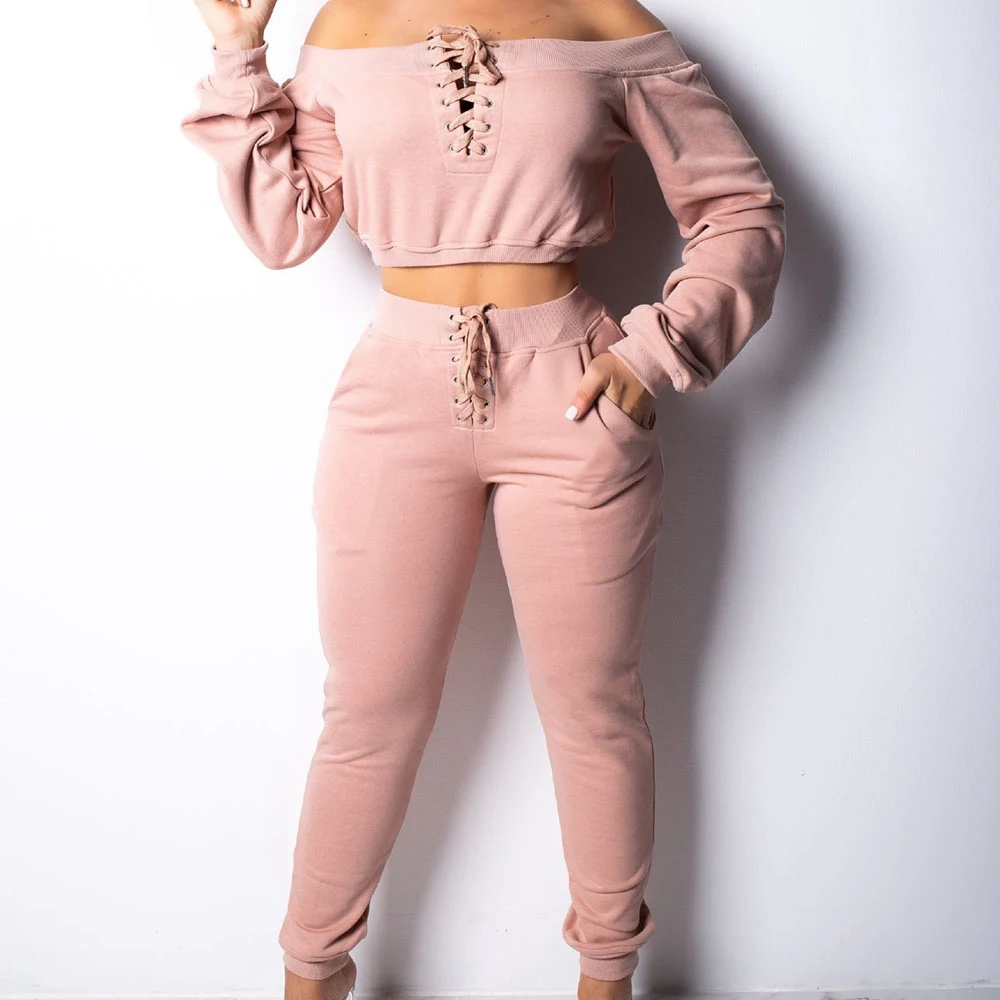 Женский спортивный костюм комплект из двух предметов толстовка с длинным