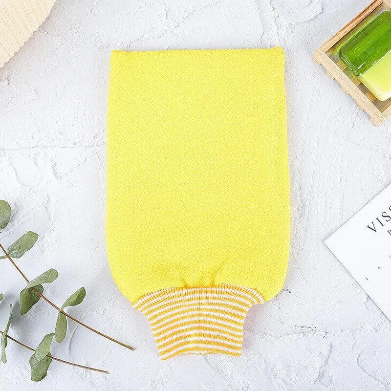 

Double Sided Exfoliating Towel Back Scrubber Soft Loofah Bath Towel Bath Belt Body Massage For Shower Body Cleaning Shower