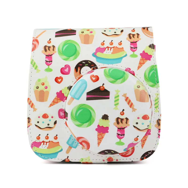 dessert bag 3-дюймовый ярко мини-пленка фотоальбом 96 карманы с из искусственной кожи мгновенный чехол для фотографий в альбоме для ЖК-дисплея с подсветкой Fujifilm Instax Mini8/8+/9 - Цвет: dessert bag