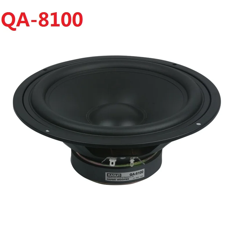 1 Pieces Original KASUN QA-8100/QS-8210 8'' Home Audio DIY HiFi Woofer Speaker Driver Unit Black PP Cone 8ohm/140W D210-218mm