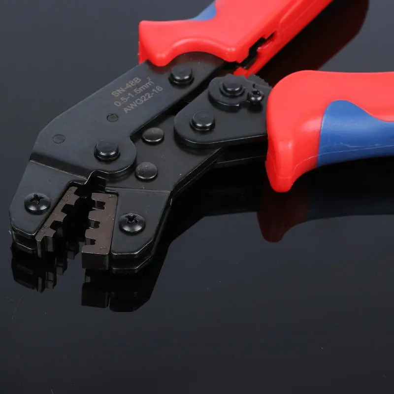 SN-48B Crimping Pliers 0.5-2.5mm² 2.8 4.8 6.3 Car spring plug crimp male wire Connectors Terminals Set Wire Electrical Hand Tool |