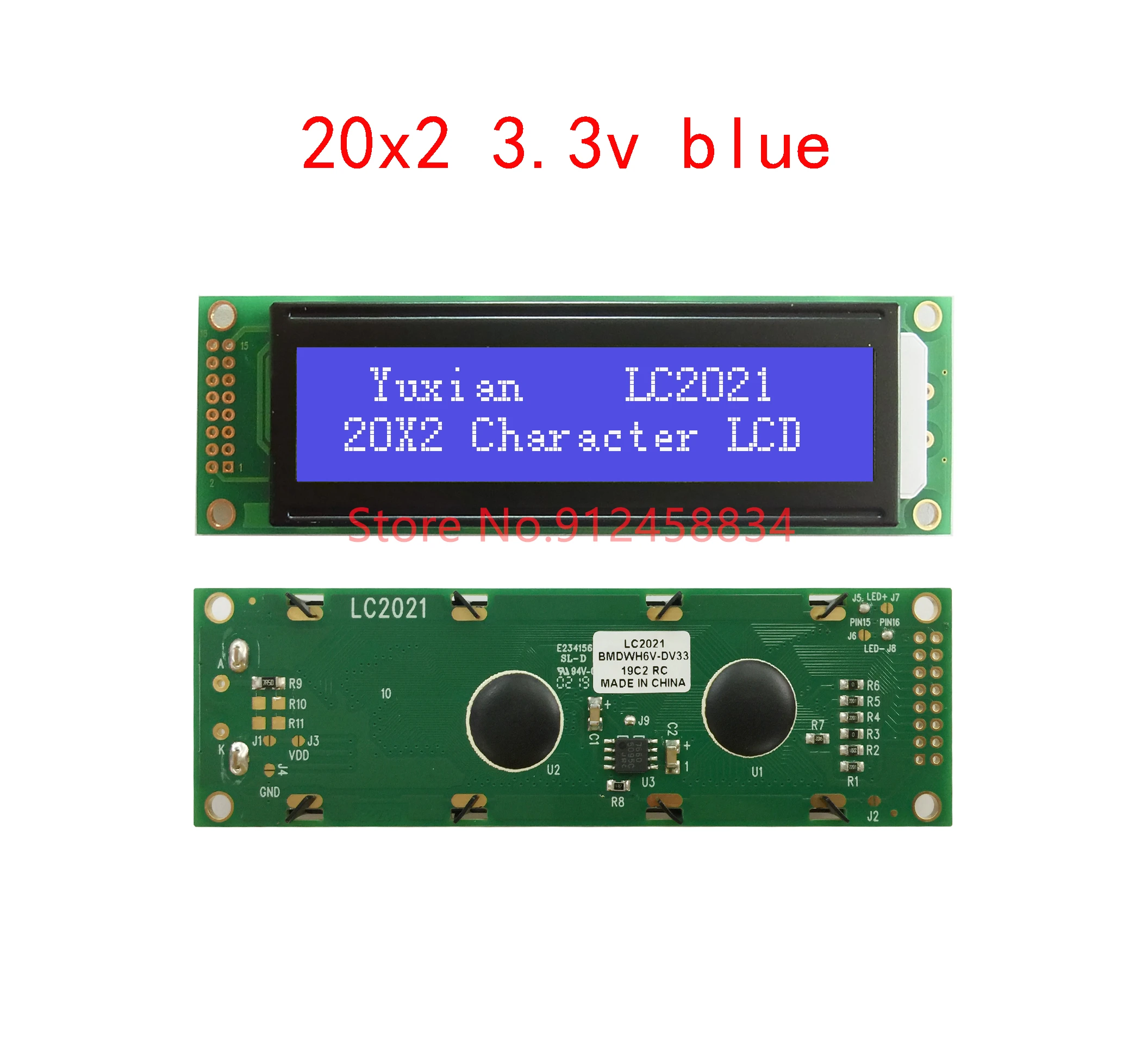 20x2 2002 модуль ЖК-дисплея английский или русский шрифт 3 В 5 116*37 мм HD44780 - купить по
