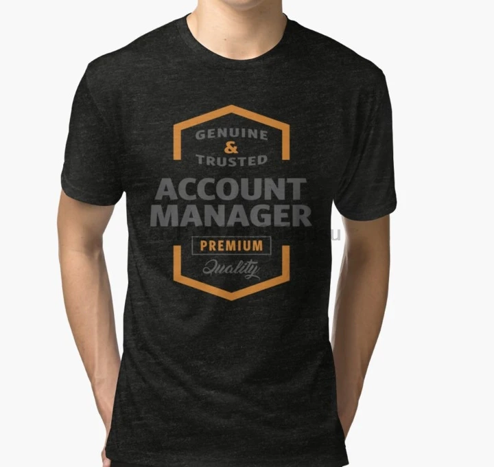 Мужская футболка с счетом менеджера Футболка принтом футболки Топ|Мужские