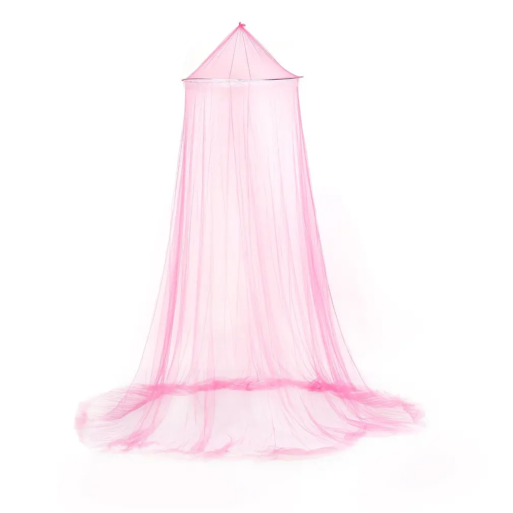 

Outdoor Summer Round Lace Insect Bed Canopy Netting Curtain Polyester Mesh Fabric Home Textile Elegant Hung Dome Mosquito Net