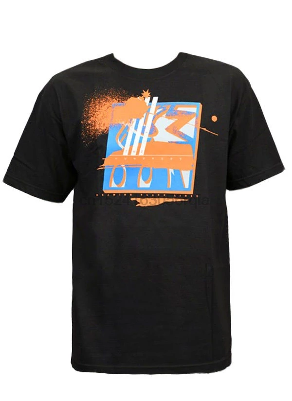 Черная хлопковая Футболка с графическим принтом The shirts Adam Bomb Eight Zero Tee|Мужские
