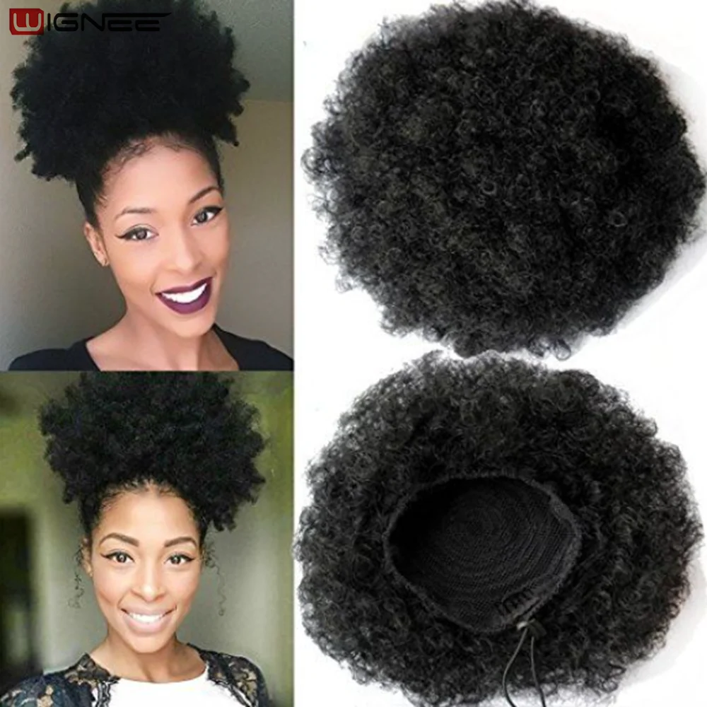 Wignee вьющиеся шиньоны из высокотемпературного синтетического волокна эластичные