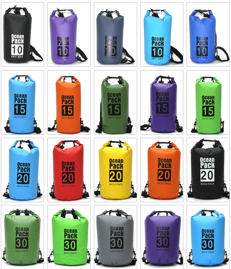 2L/5L/10L/15L/20L черный водонепроницаемый мешок для наружного плавания мешок для хранения мужской рафтинг сухой мешок fot путешествия речной Tekking Экипировка Мужская t