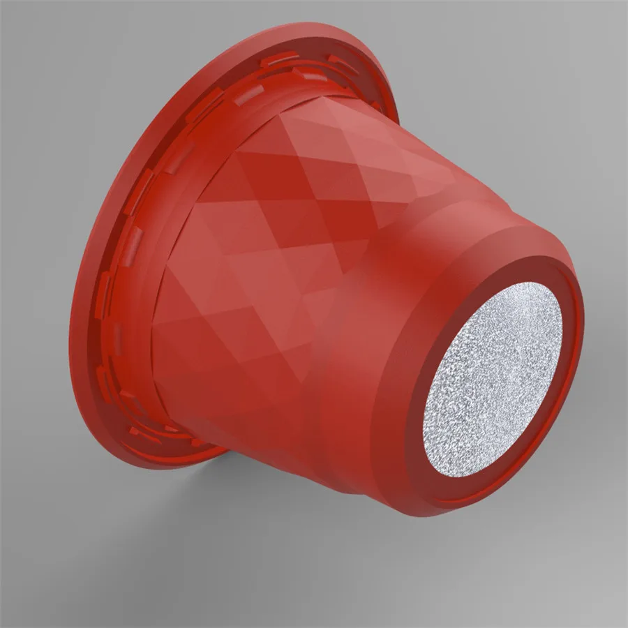CM21P-Red Nespresso Capsule машины Совместимость Стикеры фольги крышками 37 мм с одноразовые Кофе стручки 100 шт. Подарочная коробка DIY Инструменты кофемолка - Цвет: CM21P-Red