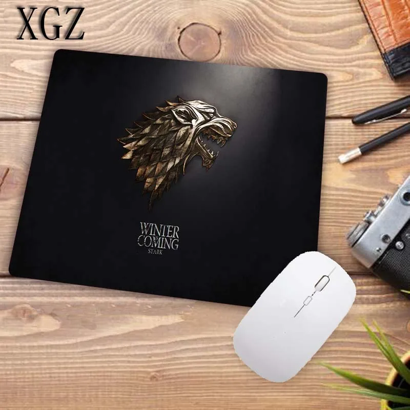 XGZ Игра престолов Песнь Льда и Огня резиновый Настольный коврик для мыши для ноутбука компьютерная клавиатура Коврик для мыши Размер коврика 18x22 см Продвижение - Цвет: 220X180X2MM