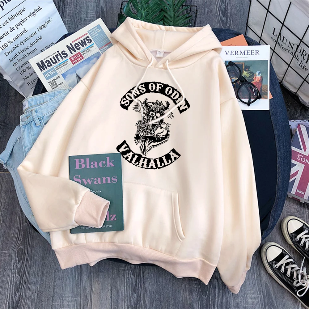 

Hoodies Women's Cool Mask People Character Print Hoodie Women Street Style Fashion Casual Tops Female Round Neck Woman Hoodies