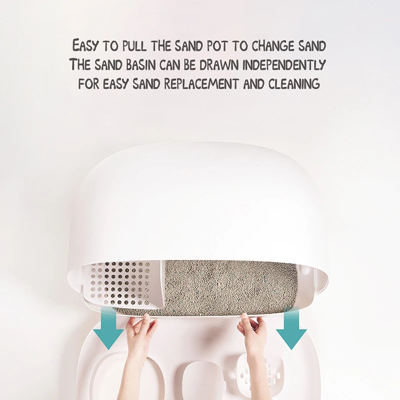 Simplicity All-in-one Cat Sandbox Tray Closed Deodorant Toilet Anti-splash Sand Box Home Decor Large Houses for Cats | Дом и сад