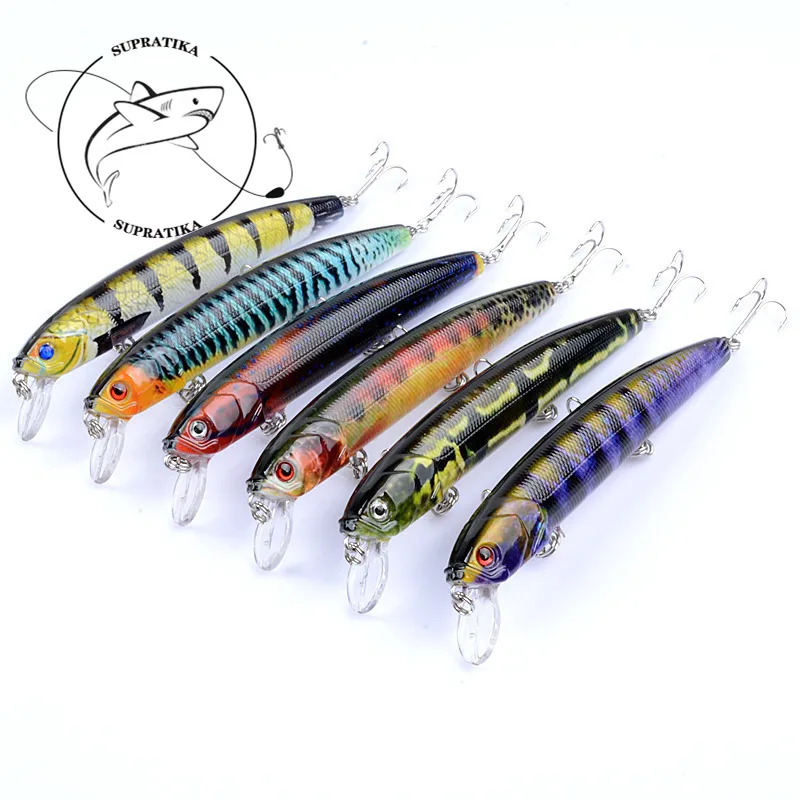 

1Pcs Wobblers Minnow Lure Sea Fishing Baits 12.5cm/15.9g Hard Artificial Swimbait With 3 Hooks For Fishing Jig Tackle Gear