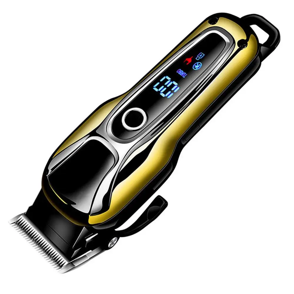 

110-240V Electric Trimmer Rechargeable Shaving Machine Portable Hair Clippers Kemei KM-1990 Professional Health Beauty