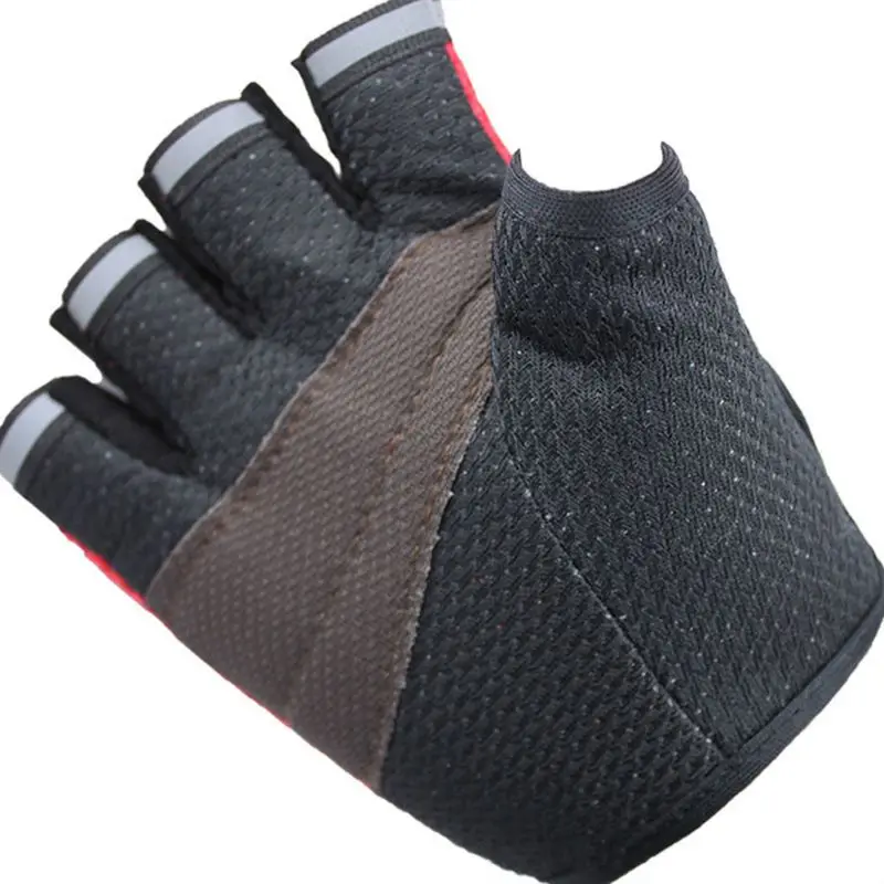 Перчатки для езды на велосипеде без пальцев взрослых и детей Нескользящая