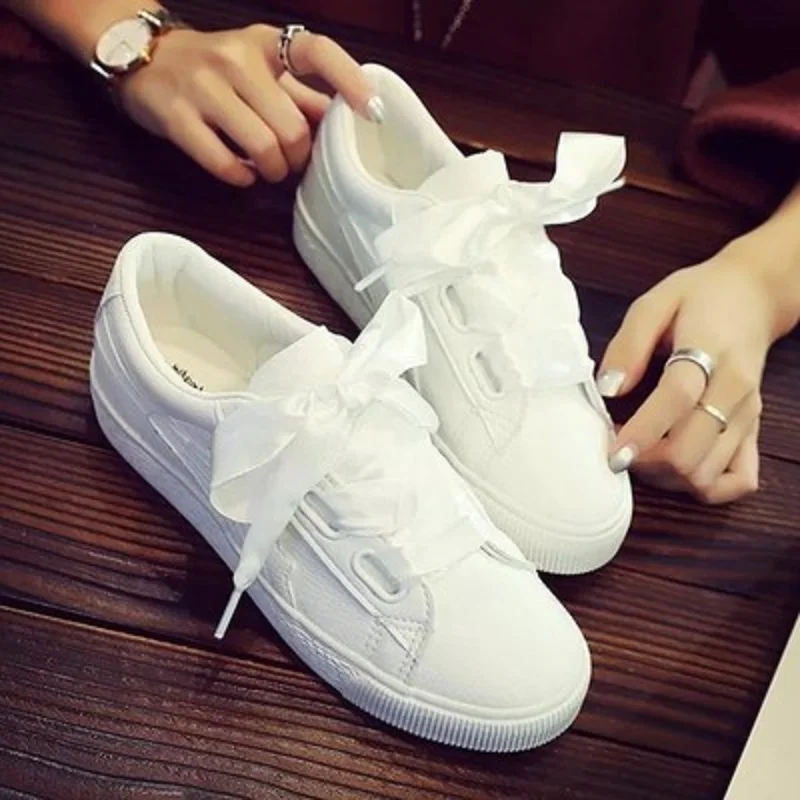 Новинка весна-осень 2019 дикая Корейская атласная Повседневная обувь на плоской