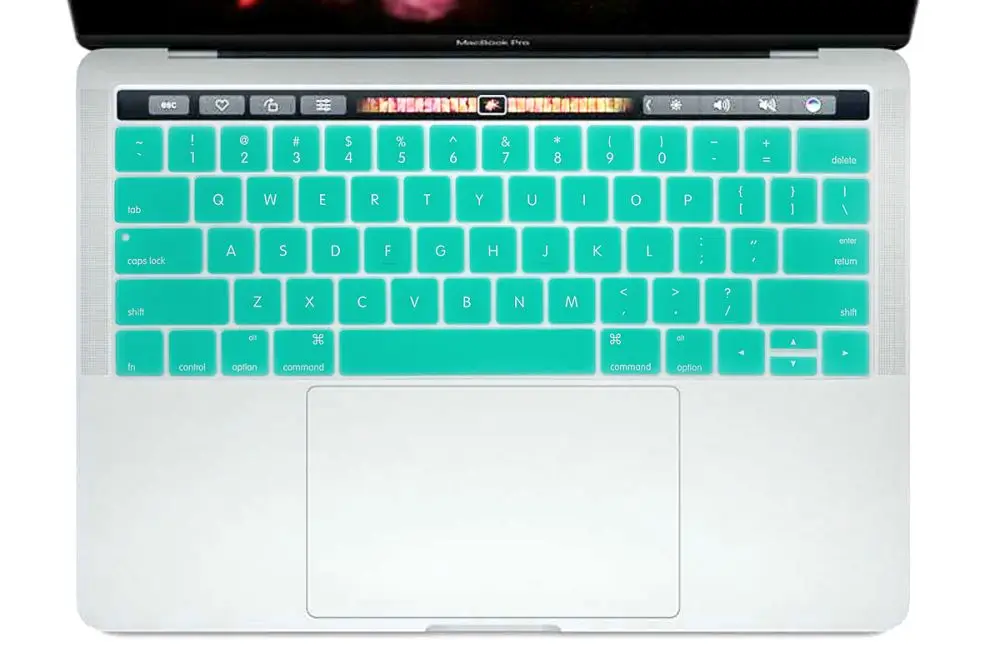 Прозрачный Английская американская Защитная пленка для клавиатуры для Macbook Pro 13,3 A1706 A1989 и 15,4 дюймов A1707 A1990 с сенсорной панелью - Цвет: Прозрачный