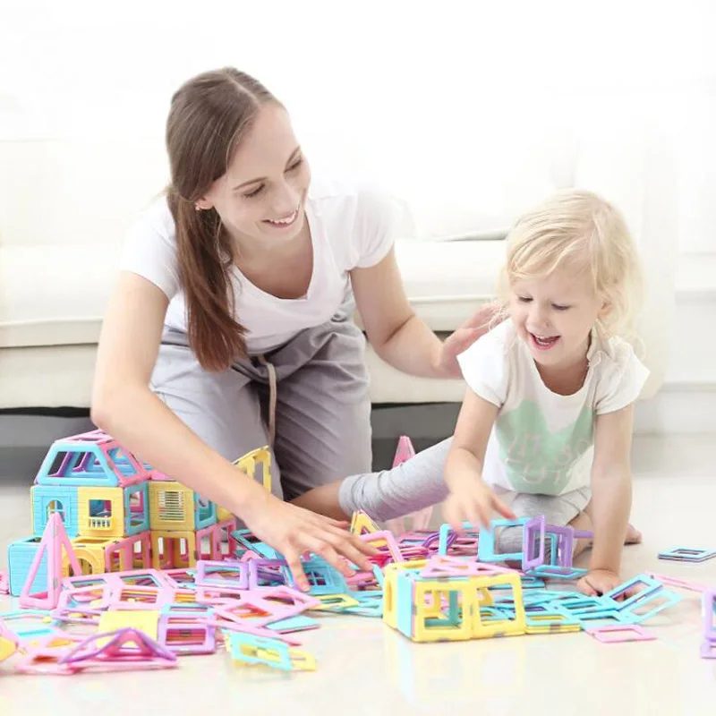 Большой размер Магнитный конструктор набор для строительства модель и