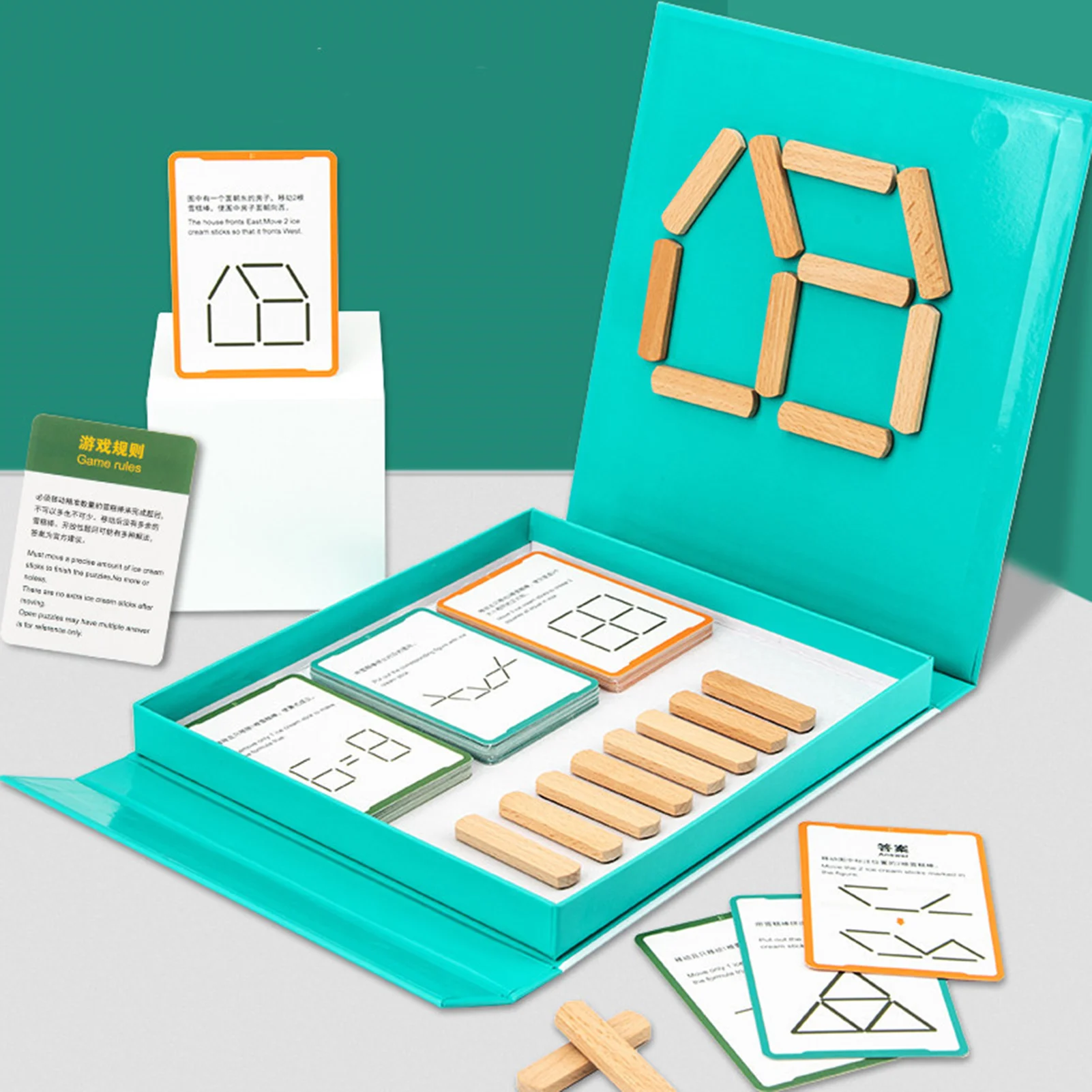 

Magnetic Sticks Educational Durable Early Childhood Toy Early Education Toys Exercise Grasping Ability Color Discrimination