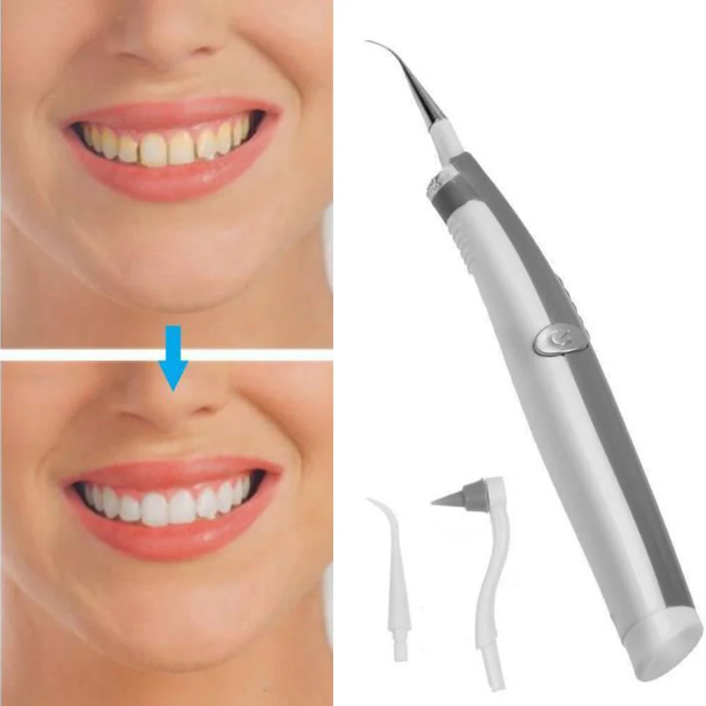 Electric Sonic Scaler To Remove Dental Stains Plaque Tartar Removal Dental Instrument Oral Cleaning Teeth Flusher Polishingagent