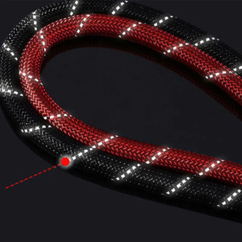 Двойной пенопластовый поводок для больших собак Светоотражающий Поводок