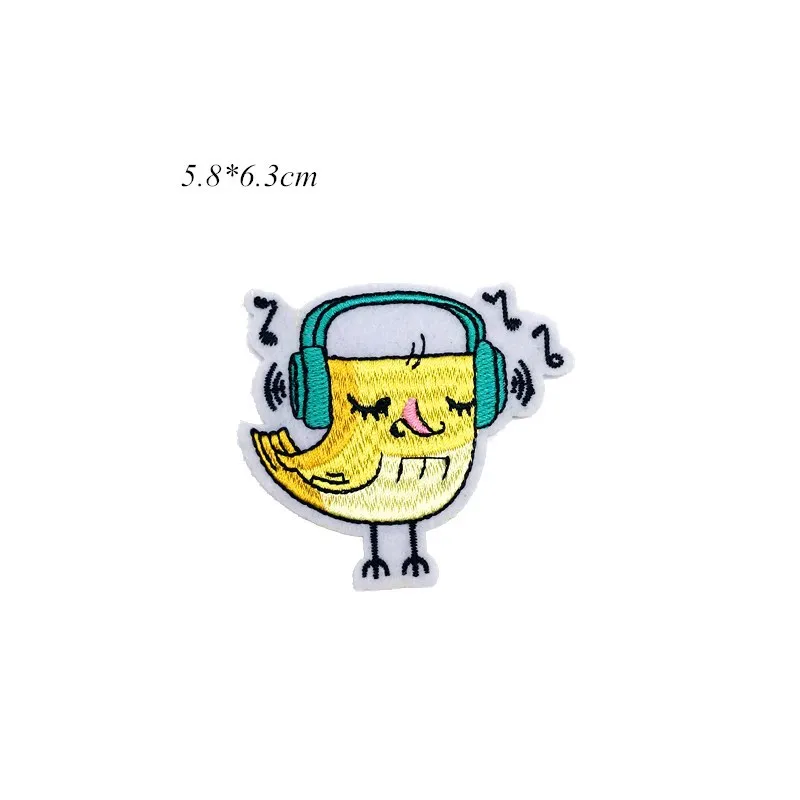 

Embroidery Cloth Stickers Coffee Smiley Cat Love Combination Patch Stickers Clothing Decorative Cloth Stickers Adhesive