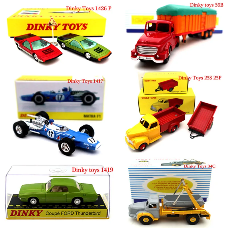 Атлас Dinky Toys Series грузовик инженерный транспорт гоночный автомобиль пожарная