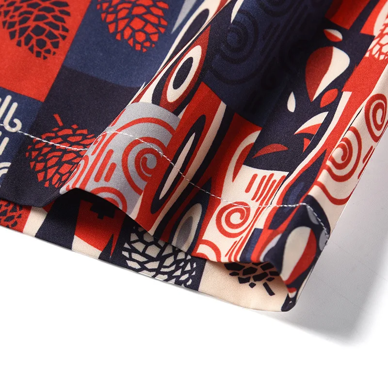 

Men's Wear Can Be Launched In Summer And Dried Quickly. The Geometric Pattern Of Elastic Vertical On All Sides Beach Shorts