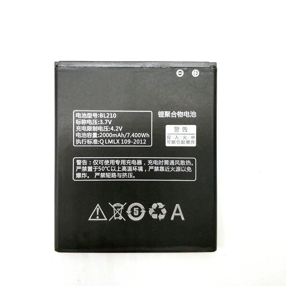 Аккумулятор BL210 для Lenovo A536 A606 S820 S820E A750E A770E A656 A766 A658T S650 | Мобильные телефоны и