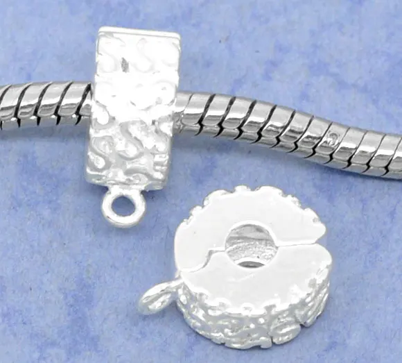 

Серебряные украшения doreenbeads шаблон стоппер клип & замок залога Бусины Подходят Европейский Шарм 13x10 мм, 10 шт, новый