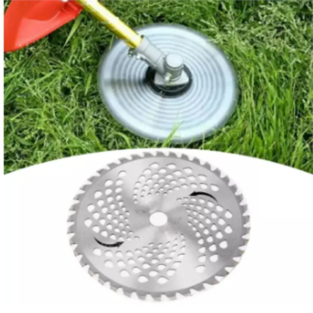 

Lawn Mower Accessories 25.5CM 40 Tooth Weeder Grass Trimmer Blade White Steel Alloy Brush Cutter Saw Blade Garden Supplies