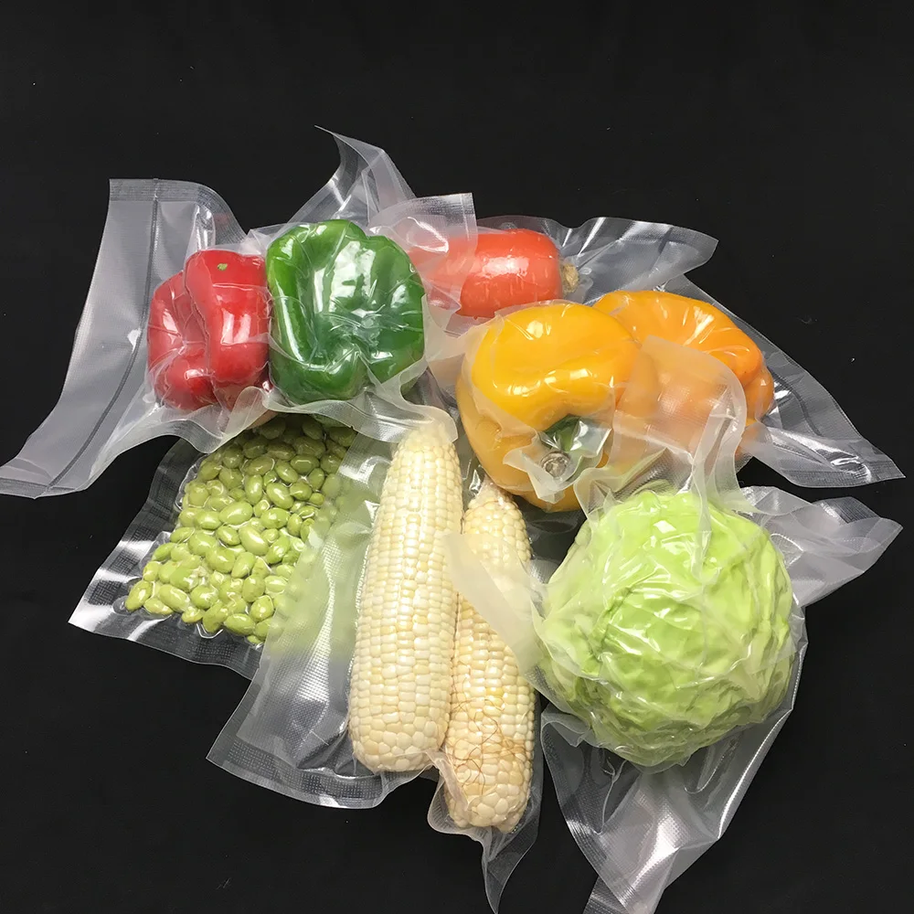 

Kitchen Food vacuum sealer Storage saver bags 100pcs Vacuum Plastic Bags For Kitchen Vacuum Sealer to keep food fresh