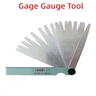 Метрический щуп, 17 лезвий, наполнитель зазора 0,02-1,00 мм, инструмент для измерения толщины