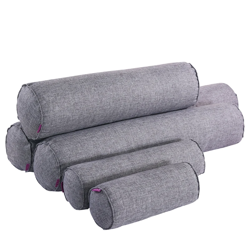 Хлопковая цилиндрическая Подушка для сна большого размера разнофункциональная