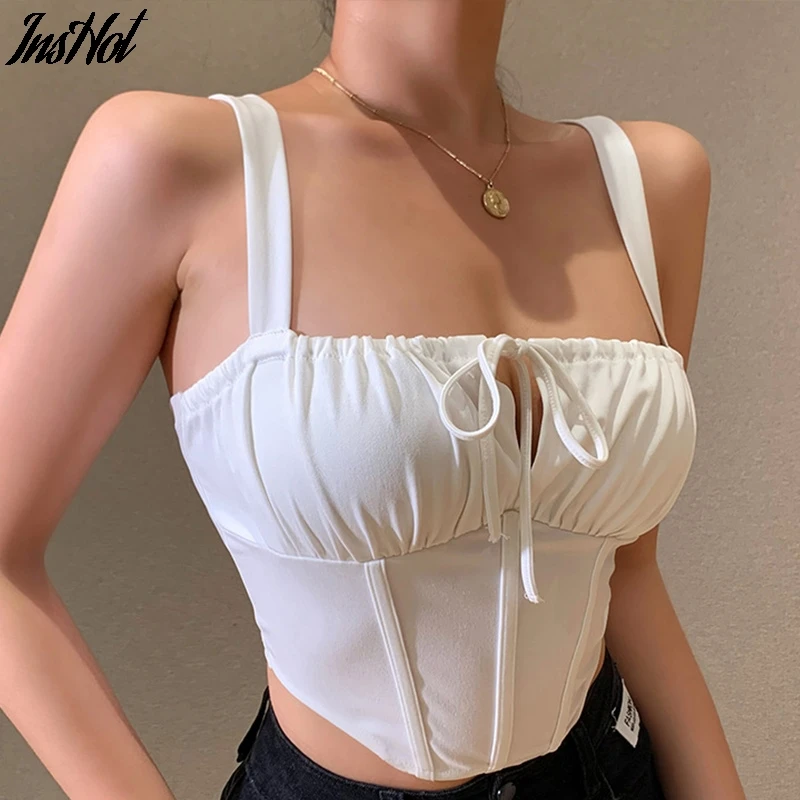 Без рукавов пояс для похудения Корсеты и бюстье Топ Модный шикарный укороченный