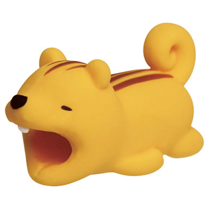 1 шт. защитный чехол с изображением животных милых кошек и собак для iPhone usb кабель